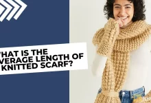 What is the average length of a knitted scarf