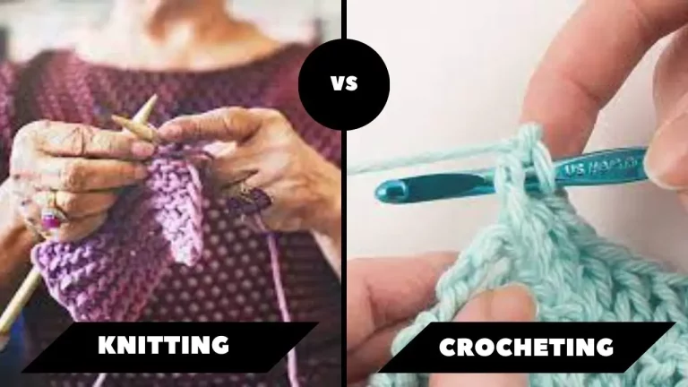 Knitting vs Crochet Blanket vs Weaving
