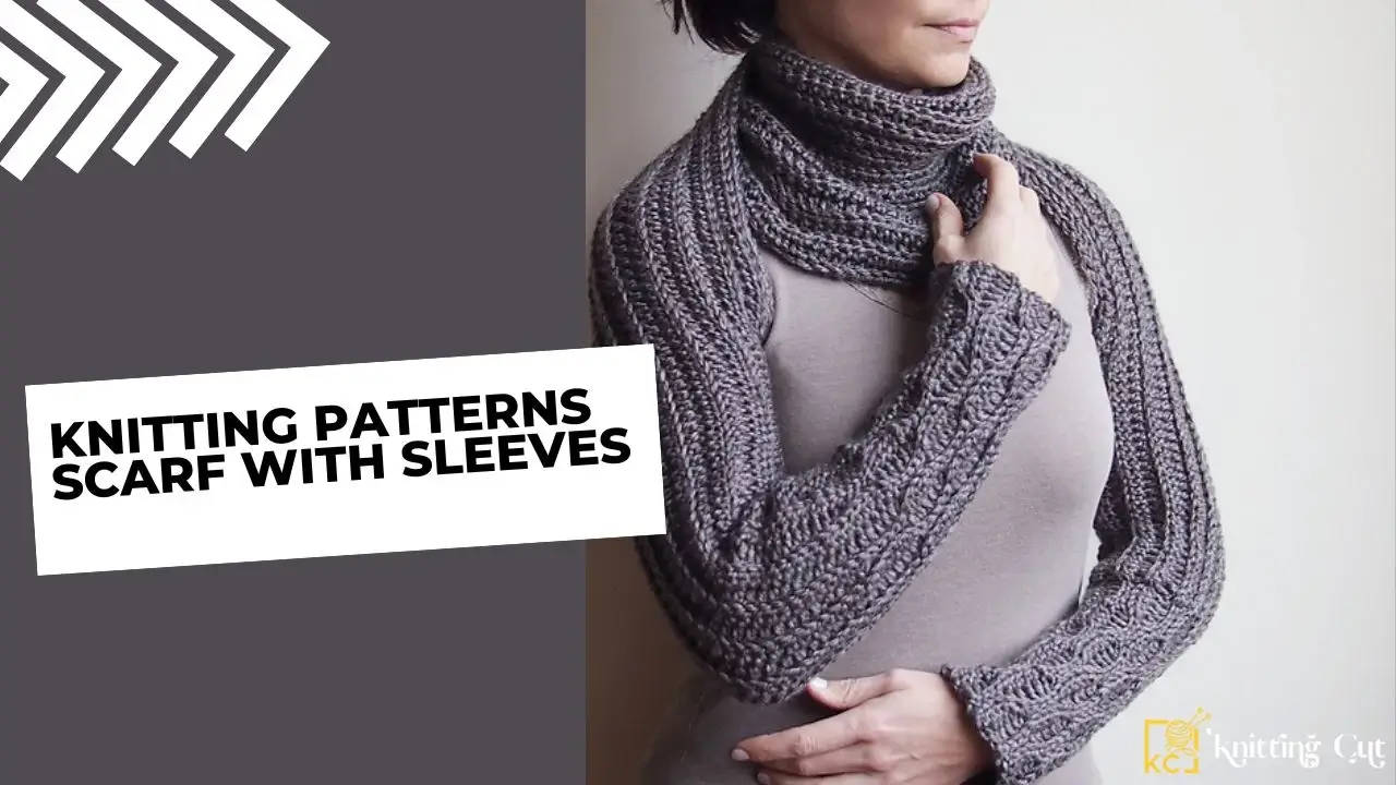 Knitting Patterns Scarf with Sleeves