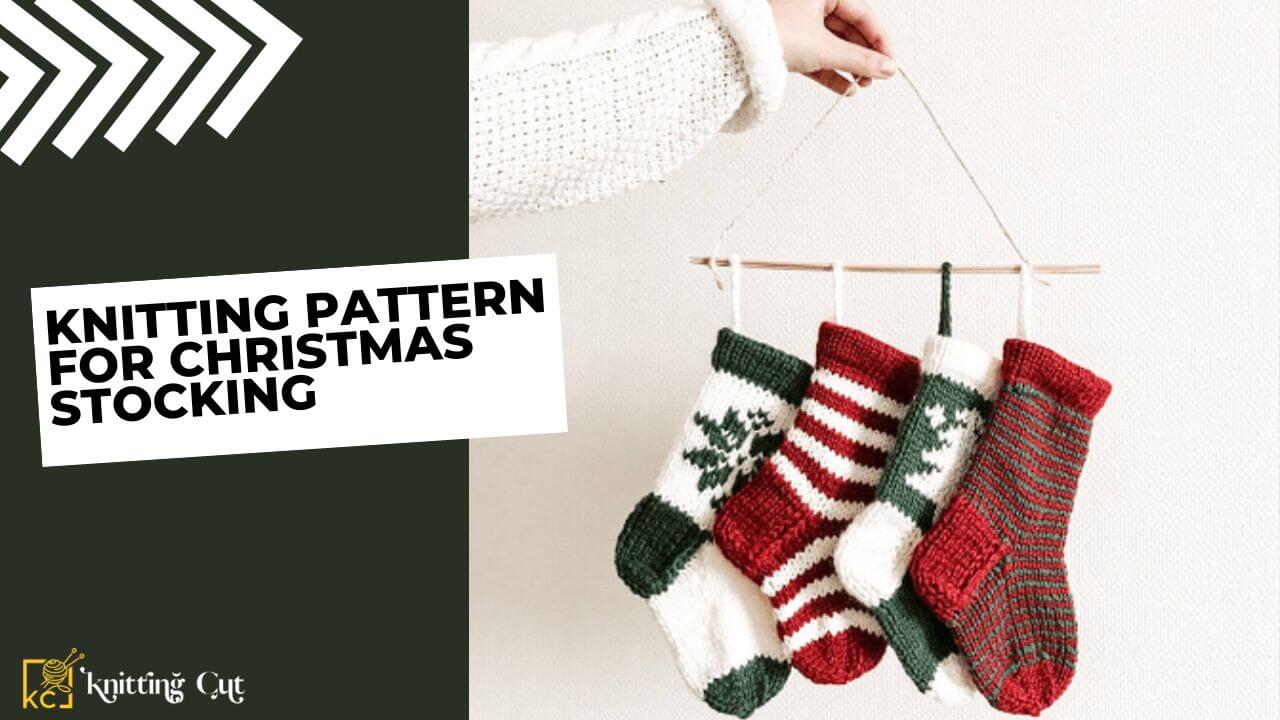 knitting pattern for Christmas stocking