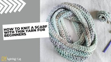 How to Knit a Scarf with Thin Yarn for Beginners