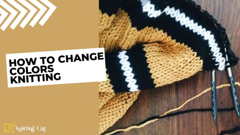 How to Change Colors Knitting